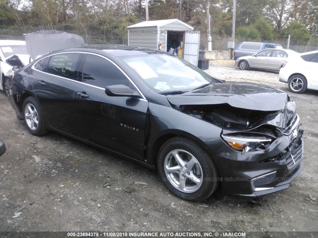 1G1ZB5ST2HF186681 - 2017 CHEVROLET MALIBU LS 灰色 照片 1