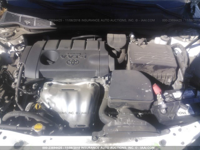 4T1BF3EKXBU746479 - 2011 TOYOTA CAMRY SE/LE/XLE WHITE photo 10