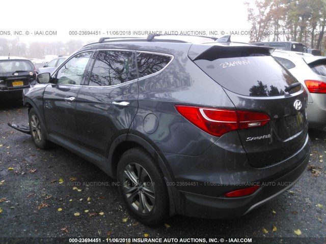 5XYZUDLB5GG324498 - 2016 HYUNDAI SANTA FE SPORT  TAN photo 3