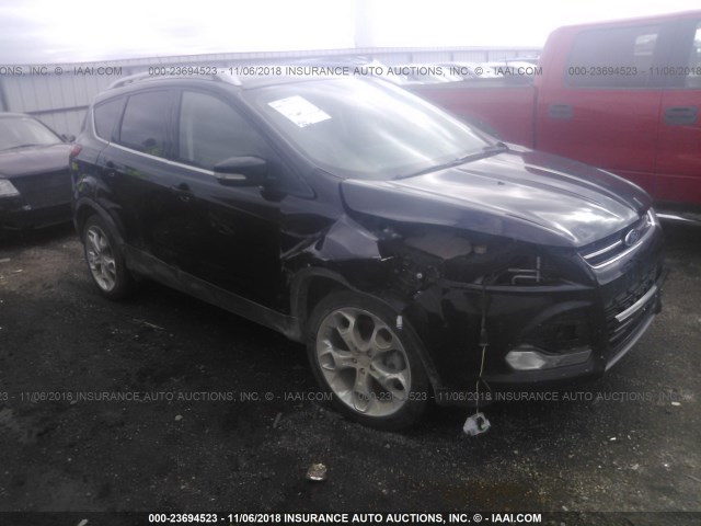 1FMCU9J98GUC26742 - 2016 FORD ESCAPE TITANIUM BLACK photo 1