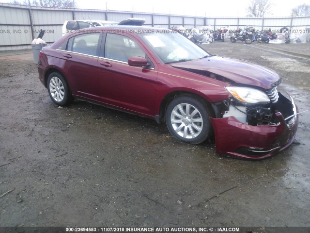 1C3BC1FG5BN504578 - 2011 CHRYSLER 200 TOURING MAROON photo 1