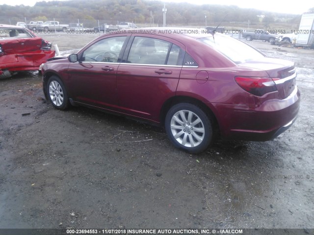 1C3BC1FG5BN504578 - 2011 CHRYSLER 200 TOURING MAROON photo 3