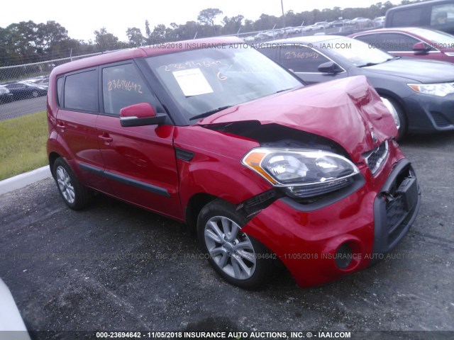 KNDJT2A67D7629004 - 2013 KIA SOUL +/!/SPORT RED photo 1