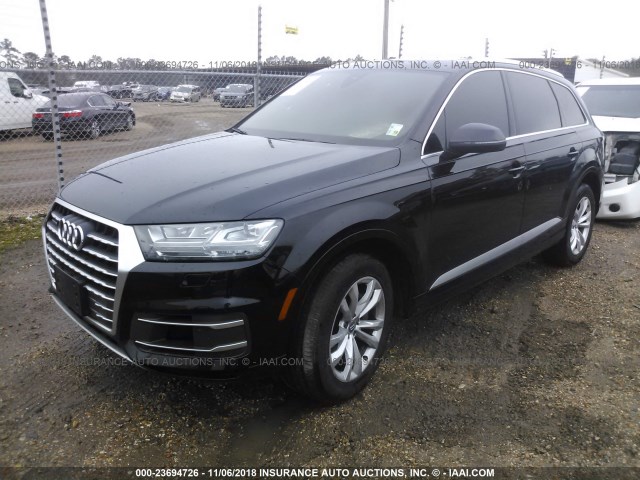 WA1LAAF71JD016331 - 2018 AUDI Q7 PREMIUM PLUS BLACK photo 2