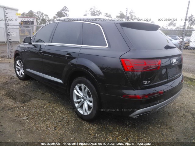 WA1LAAF71JD016331 - 2018 AUDI Q7 PREMIUM PLUS BLACK photo 3