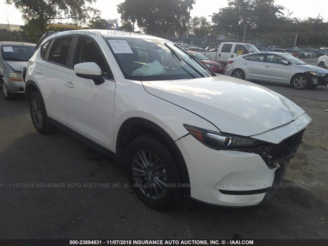 JM3KFABM1J1346705 - 2018 MAZDA CX-5 SPORT WHITE photo 1