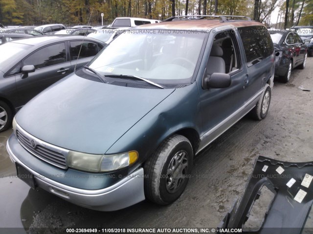 4M2DV1116VDJ51483 - 1997 MERCURY VILLAGER GREEN photo 2