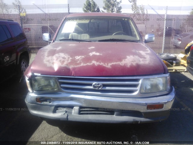 JT4TN14D5V0032208 - 1997 TOYOTA T100 XTRACAB SR5 MAROON photo 6