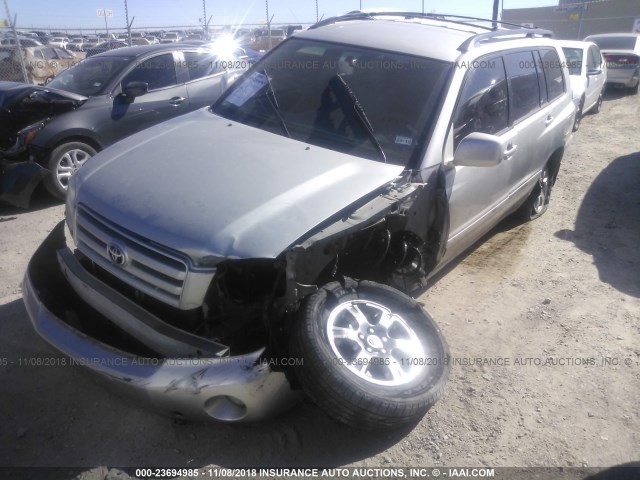 JTEEP21A250121443 - 2005 TOYOTA HIGHLANDER LIMITED SILVER photo 6