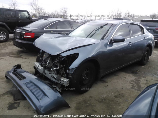 JNKCV61F49M358596 - 2009 INFINITI G37 Light Blue photo 2