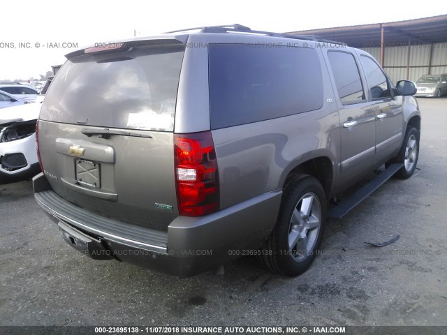 1GNSCKE00BR335267 - 2011 CHEVROLET SUBURBAN C1500 LTZ TAN photo 4