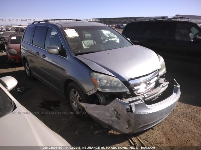 5FNRL38736B050290 - 2006 HONDA ODYSSEY EXL GRAY photo 1