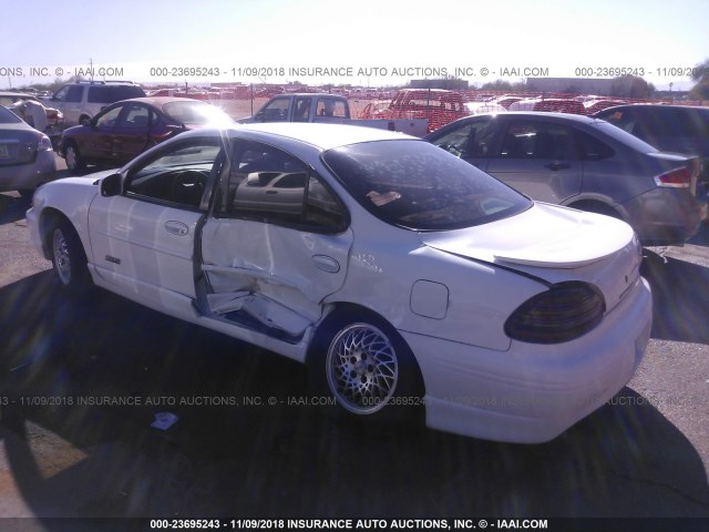 1G2WP5213VF321063 - 1997 PONTIAC GRAND PRIX GTP WHITE photo 3