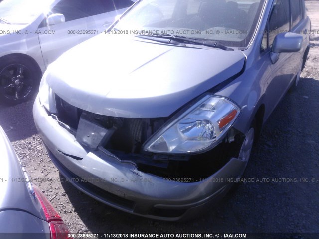 3N1BC1AP0BL416575 - 2011 NISSAN VERSA S/SL SILVER photo 6