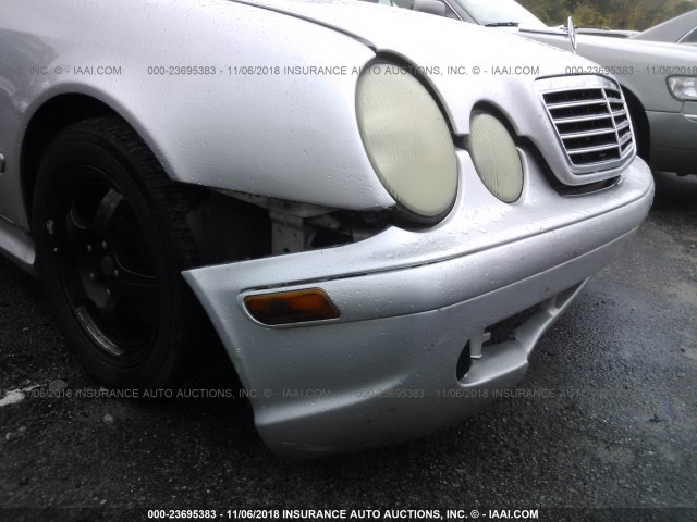 WDBLJ70GXXF055769 - 1999 MERCEDES-BENZ CLK 430 SILVER photo 6