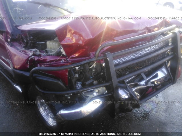 1GTHK23224F221897 - 2004 GMC SIERRA K2500 HEAVY DUTY BURGUNDY photo 6