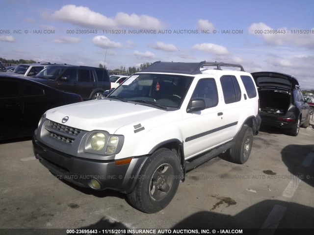 5N1ED28T73C703341 - 2003 NISSAN XTERRA XE/SE WHITE photo 2