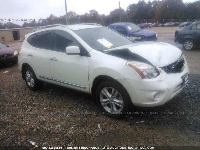 JN8AS5MT2CW280557 - 2012 NISSAN ROGUE S/SV WHITE photo 1