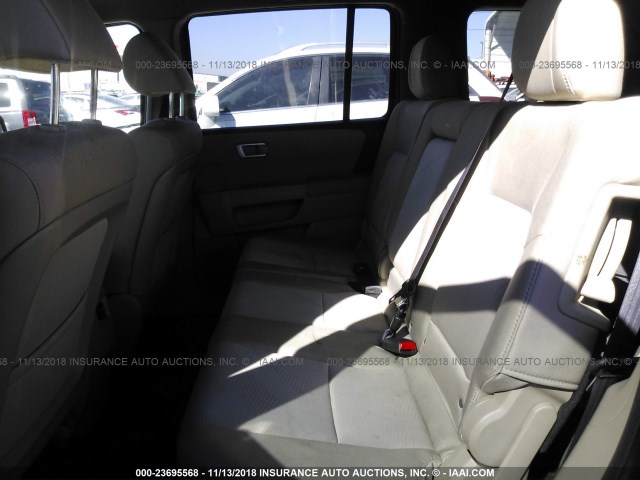 5FNYF4H27EB026716 - 2014 HONDA PILOT LX GRAY photo 8