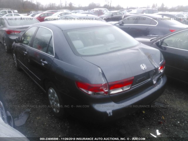 1HGCM56354A093082 - 2004 HONDA ACCORD LX GRAY photo 3