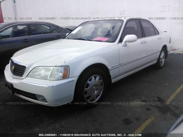 JH4KA96602C012526 - 2002 ACURA 3.5RL WHITE photo 2