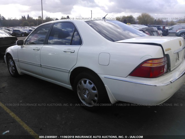 JH4KA96602C012526 - 2002 ACURA 3.5RL WHITE photo 3