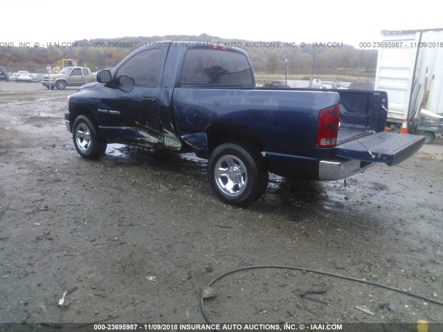 1D7HA16K56J192605 - 2006 DODGE RAM 1500 ST BLUE photo 3