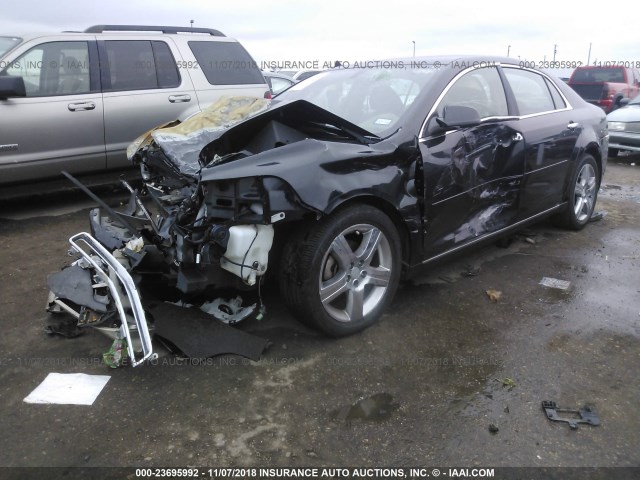 1G1ZC5E02CF326610 - 2012 CHEVROLET MALIBU 1LT 黑色 照片 2