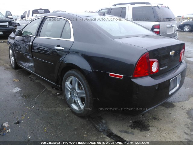 1G1ZC5E02CF326610 - 2012 CHEVROLET MALIBU 1LT 黑色 照片 3