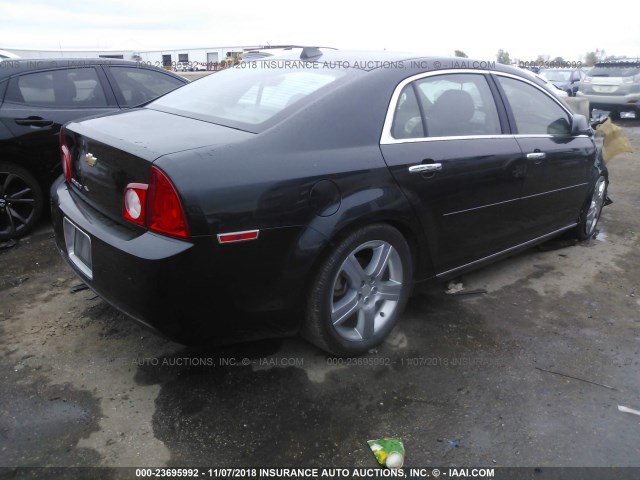 1G1ZC5E02CF326610 - 2012 CHEVROLET MALIBU 1LT 黑色 照片 4