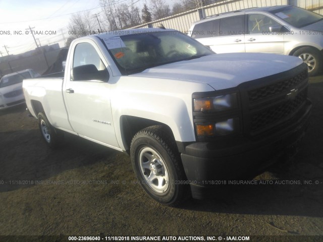 1GCNCPEC7FZ397414 - 2015 CHEVROLET SILVERADO C1500 WHITE photo 1