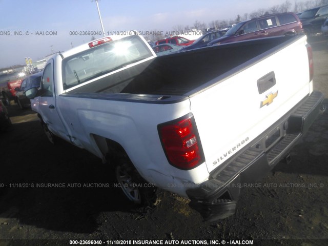 1GCNCPEC7FZ397414 - 2015 CHEVROLET SILVERADO C1500 WHITE photo 3