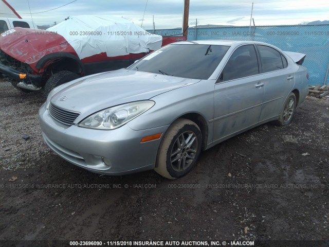 JTHBA30G455092002 - 2005 LEXUS ES 330 GRAY photo 2