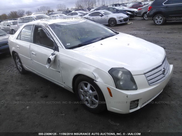 1G6DP577X60199308 - 2006 CADILLAC CTS HI FEATURE V6 WHITE photo 1