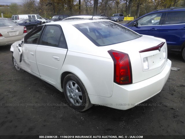 1G6DP577X60199308 - 2006 CADILLAC CTS HI FEATURE V6 WHITE photo 3