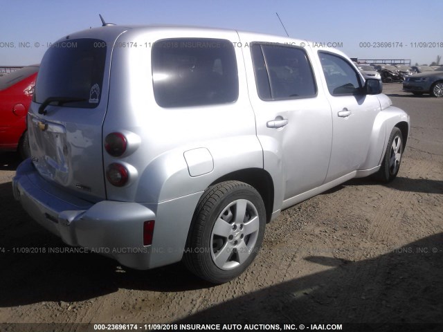 3GNBAAFW2BS641760 - 2011 CHEVROLET HHR LS SILVER photo 4