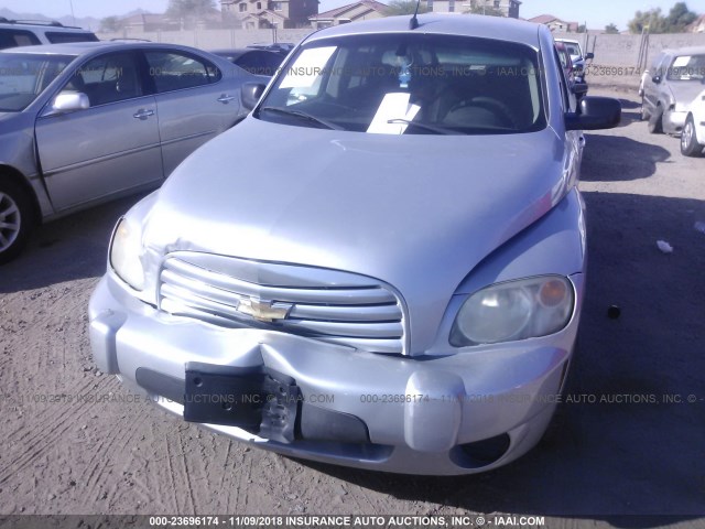 3GNBAAFW2BS641760 - 2011 CHEVROLET HHR LS SILVER photo 6