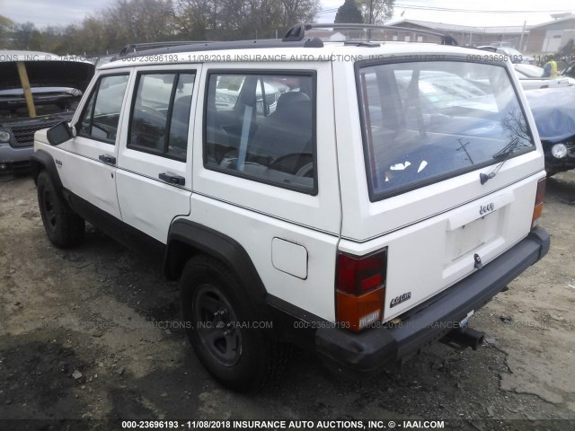 1J4FT68S9TL267371 - 1996 JEEP CHEROKEE SPORT/CLASSIC WHITE photo 3