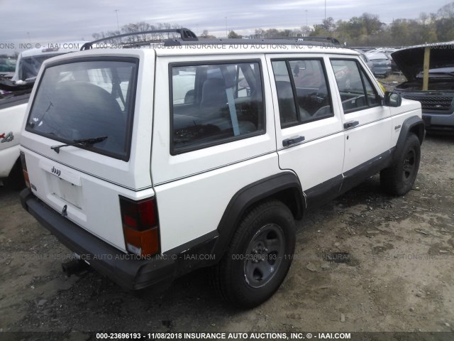 1J4FT68S9TL267371 - 1996 JEEP CHEROKEE SPORT/CLASSIC WHITE photo 4