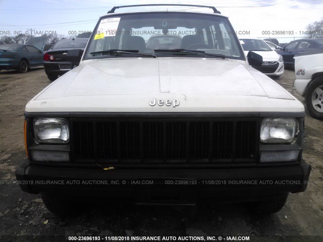 1J4FT68S9TL267371 - 1996 JEEP CHEROKEE SPORT/CLASSIC WHITE photo 6