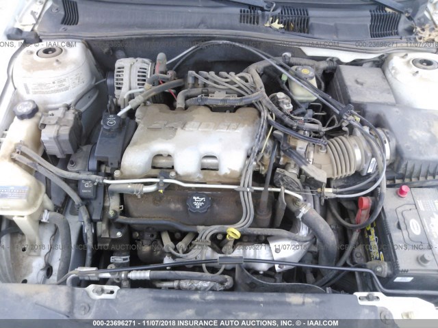 1G2NF52E74M551118 - 2004 PONTIAC GRAND AM SE1 WHITE photo 10