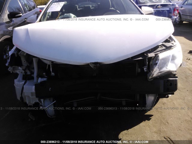 4T4BF1FK1ER397838 - 2014 TOYOTA CAMRY L/SE/LE/XLE WHITE photo 6