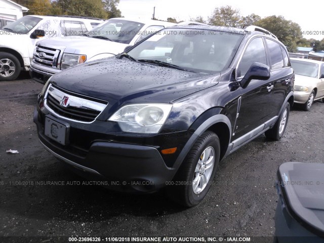 3GSCL33P28S613552 - 2008 SATURN VUE XE BLACK photo 2