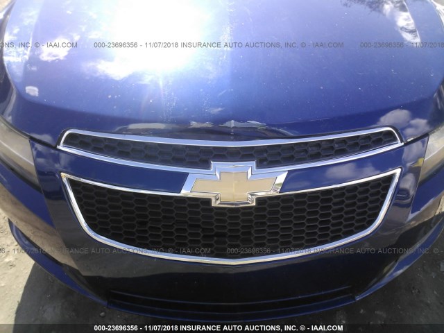 1G1PC5SH4C7315149 - 2012 CHEVROLET CRUZE LS BLUE photo 6