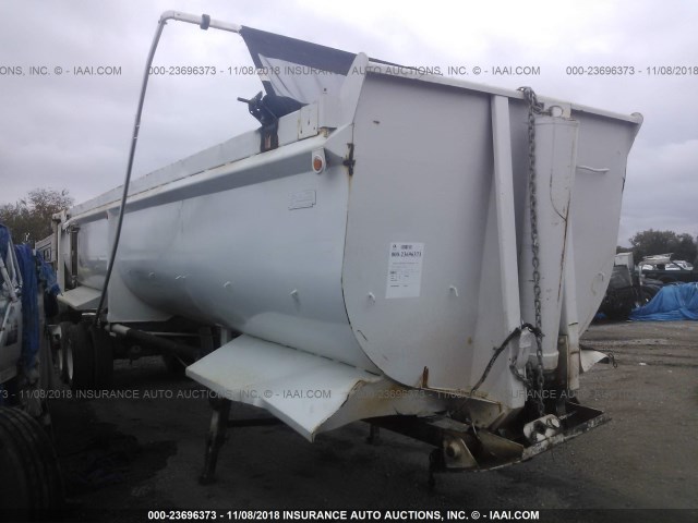 1RESC7203SC951281 - 1995 RELIANCE TRAILER MFG DUMP  WHITE photo 1