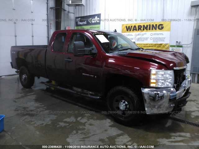 1GCHK39K78E180210 - 2008 CHEVROLET SILVERADO K3500 MAROON photo 1