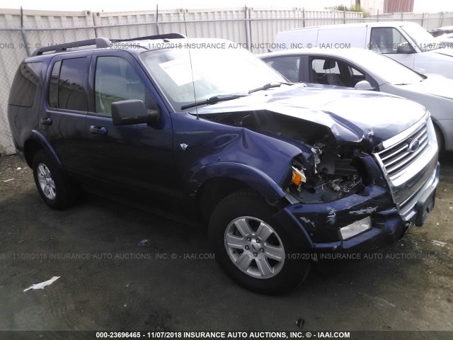 1FMEU63808UA76669 - 2008 FORD EXPLORER XLT BLUE photo 1