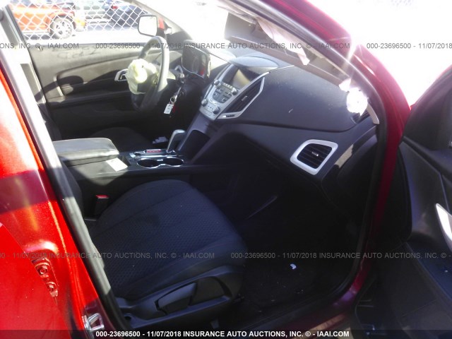 2GKALMEK9F6306826 - 2015 GMC TERRAIN SLE RED photo 5