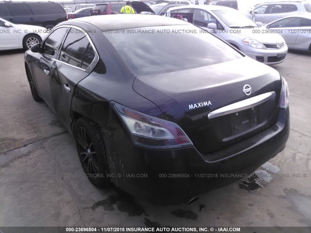 1N4AA5AP4CC844853 - 2012 NISSAN MAXIMA S/SV PURPLE photo 3