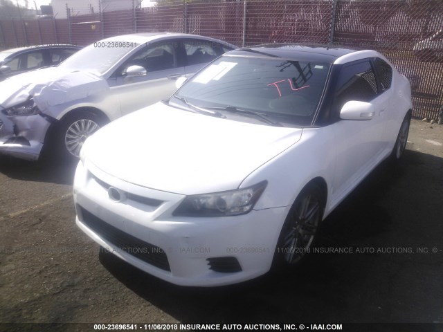 JTKJF5C79D3058243 - 2013 TOYOTA SCION TC თეთრი ფოტო 2